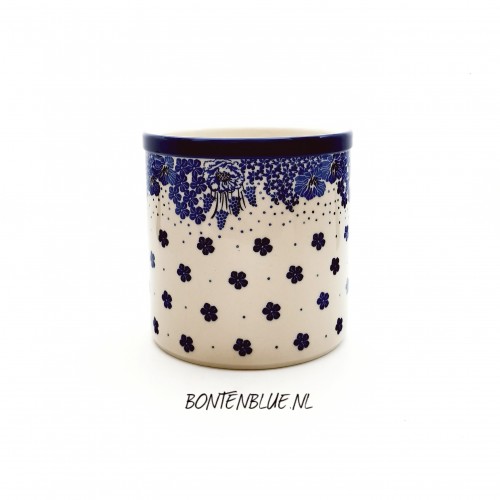 003 Bunzlau Pot L 14,5 cm decor 1975X