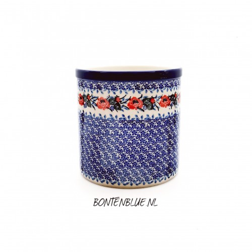 003 Bunzlau Pot L 14,5 cm decor 3214X English Rose
