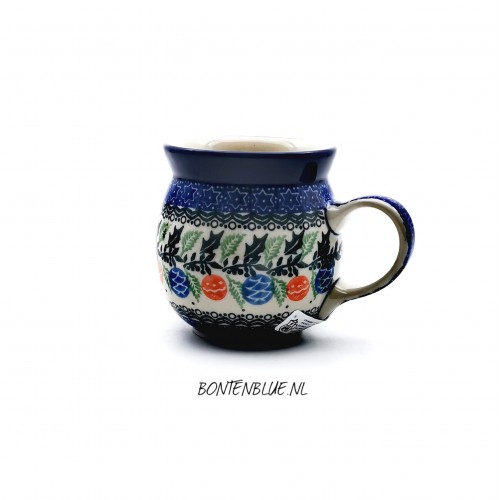 005 Bunzlau Boeren mok 240 ml decor 1258X Kerst