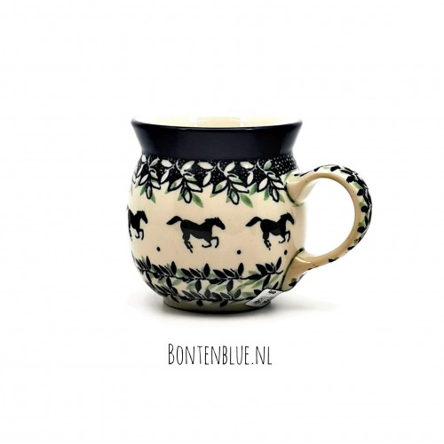 005 Bunzlau Farmers mug 240 ml decor 2241X Horse