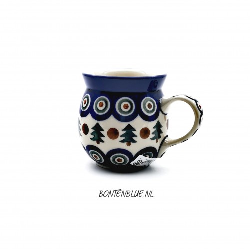 005 Bunzlau Boeren mok 240 ml decor 366X Kerst