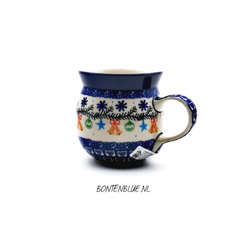 005 Bunzlau Boeren mok 240 ml decor 773X Kerst