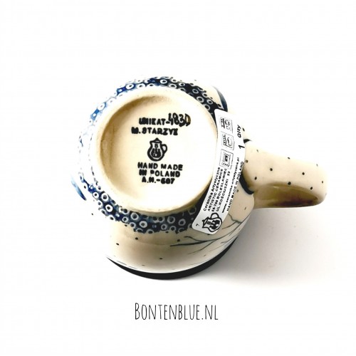 005 Bunzlau Boeren mok 240 ml decor Unikat 4830X