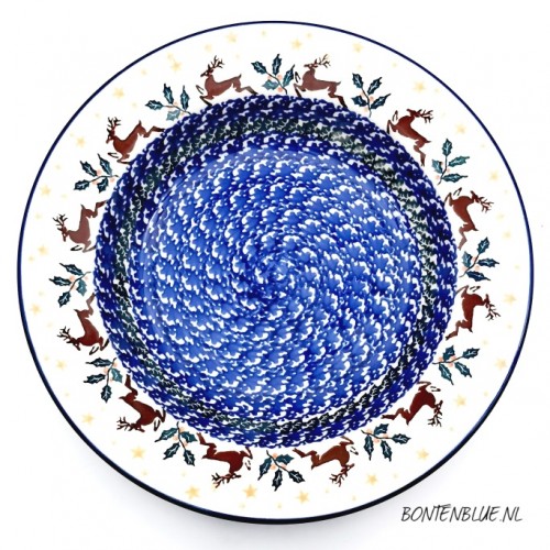 014 Bunzlau Soepbord Ø 23,5 cm decor 1485X Kerst