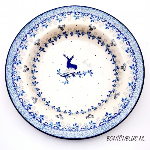 014 Bunzlau Soepbord Ø 23,5 cm decor 2858X Kerst