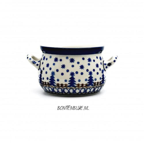016 Bunzlau Bowl for soup 350 ml decor 339X Kerst