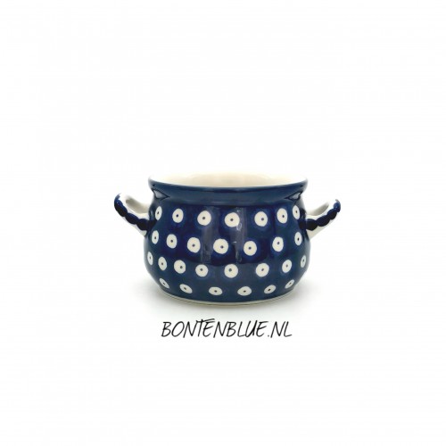 016 Bunzlau Soepkom 350 ml decor 70AX Blue Eyes