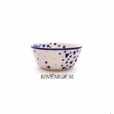 017 Bunzlau Rond schaaltje Ø 12,3 cm decor 2874X Hearts