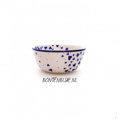 017 Bunzlau Rond schaaltje Ø 12,3 cm decor 2874X Hearts