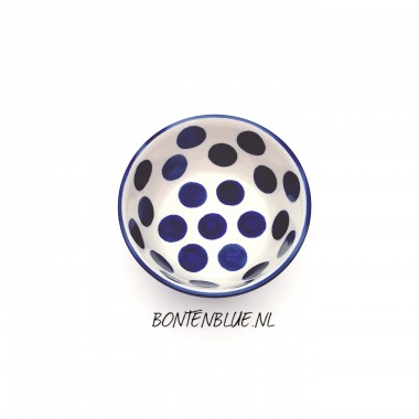 017 Bunzlau Rond schaaltje Ø 12,3 cm decor 36X 017 Bunzlau Rond schaaltje Ø 12,3 cm decor 36X