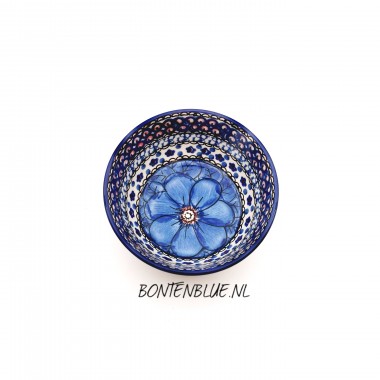 017 Bunzlau Rond schaaltje Ø 12,3 cm decor Unikat 408X Poppy 017 Bunzlau Rond schaaltje Ø 12,3 cm decor Unikat 408X Poppy