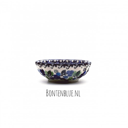 023 Bunzlau Ribbed bowl XS Ø 12,0 cm decor 1416X 023 Bunzlau Ribbed bowl XS Ø 12,0 cm decor 1416X