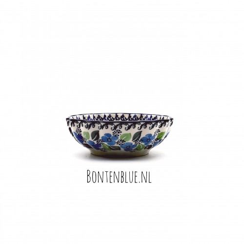 023 Bunzlau Ribbed bowl XS Ø 12,0 cm decor 1419X Verveine 023 Bunzlau Ribbed bowl XS Ø 12,0 cm decor 1419X Verveine