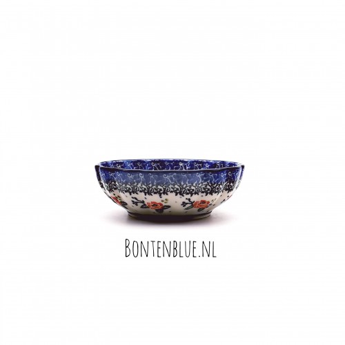 023 Bunzlau Ribbed bowl XS Ø 12,0 cm decor 1525X Tearose 023 Bunzlau Ribbed bowl XS Ø 12,0 cm decor 1525X Tearose