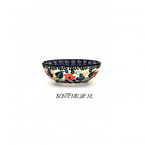 023 Bunzlau Ribbed bowl XS Ø 12,0 cm decor 1621X 023 Bunzlau Ribbed bowl XS Ø 12,0 cm decor 1621X