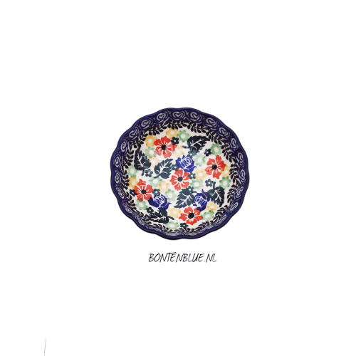 023 Bunzlau Ribbed bowl XS Ø 12,0 cm decor 1621X 023 Bunzlau Ribbed bowl XS Ø 12,0 cm decor 1621X