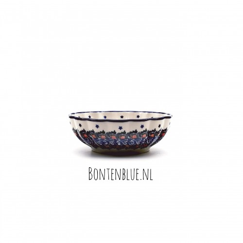 023 Bunzlau Ribbed bowl XS Ø 12,0 cm decor 2145X 023 Bunzlau Ribbed bowl XS Ø 12,0 cm decor 2145X