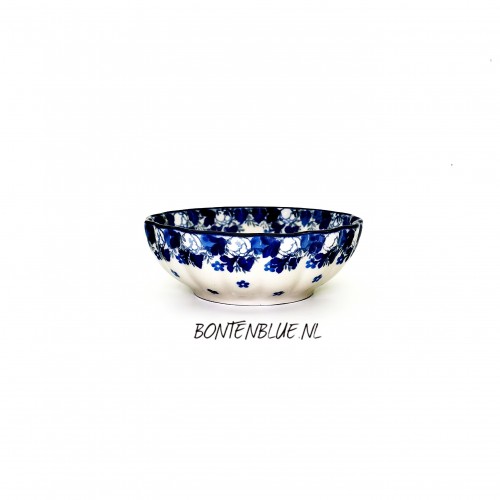 023 Bunzlau Ribbed bowl XS Ø 12,0 cm decor 2222X Lady 023 Bunzlau Ribbed bowl XS Ø 12,0 cm decor 2222X Lady