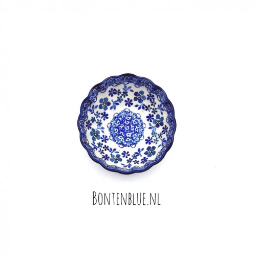 023 Bunzlau Ribbed bowl XS Ø 12,0 cm decor 2333X Harmony