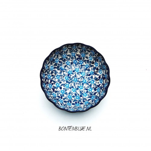 023 Bunzlau Ribbed bowl XS Ø 12,0 cm decor 2395X Petit Fleur 023 Bunzlau Ribbed bowl XS Ø 12,0 cm decor 2395X Petit Fleur