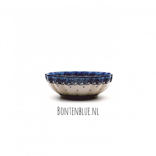 023 Bunzlau Ribbed bowl XS Ø 12,0 cm decor 2633X 023 Bunzlau Ribbed bowl XS Ø 12,0 cm decor 2633X