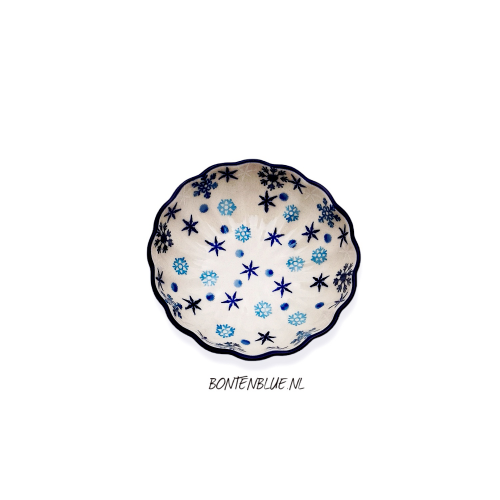 023 Bunzlau Ribbed bowl XS Ø 12,0 cm decor 2782X Kerst 023 Bunzlau Ribbed bowl XS Ø 12,0 cm decor 2782X Kerst