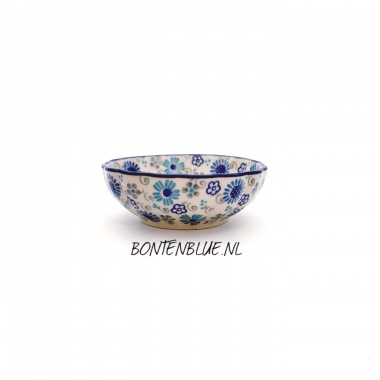 023 Bunzlau Geribbeld schaaltje XS Ø 12,0 cm decor 3405X