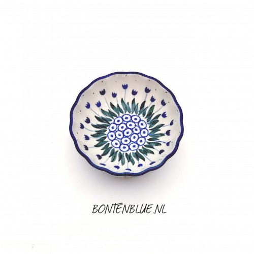 023 Bunzlau Ribbed bowl XS Ø 12,0 cm decor 490AX 023 Bunzlau Ribbed bowl XS Ø 12,0 cm decor 490AX