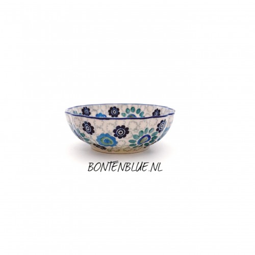 023 Bunzlau Ribbed bowl XS Ø 12,0 cm decor 