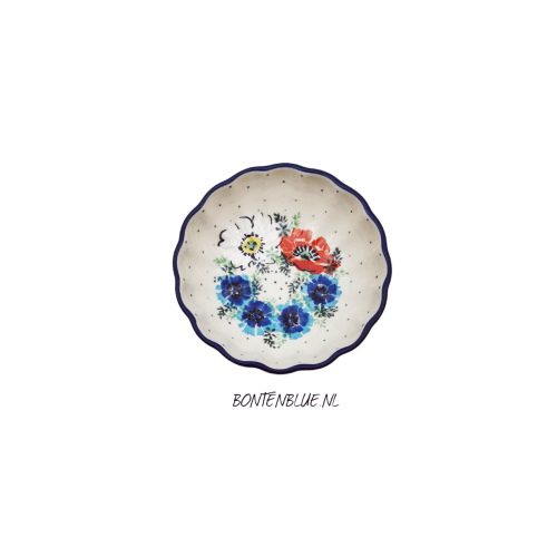 023 Bunzlau Ribbed bowl XS Ø 12,0 cm decor  023 Bunzlau Ribbed bowl XS Ø 12,0 cm decor