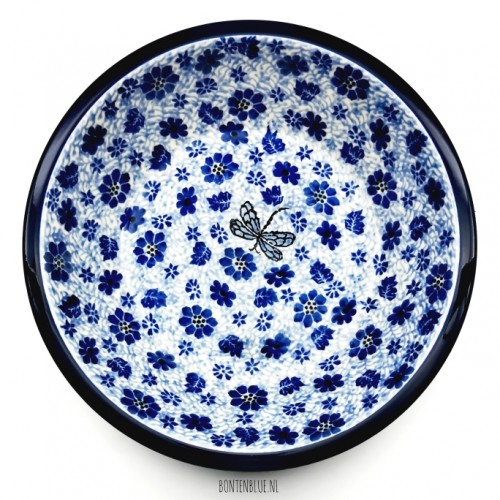 026 Bunzlau Pasta plate Ø 21,5 cm decor 1443X Dragonfly 026 Bunzlau Pasta plate Ø 21,5 cm decor 1443X Dragonfly
