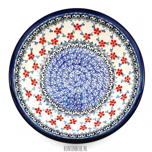 026 Bunzlau Pastabord Ø 21,5 cm decor 2098X