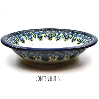 026 Bunzlau Pastabord Ø 21,5 cm decor 2218X 026 Bunzlau Pastabord Ø 21,5 cm decor 2218X