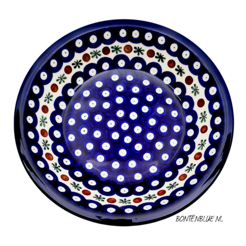 026 Bunzlau Pasta plate Ø 21,5 cm decor 70X Flower Tendril