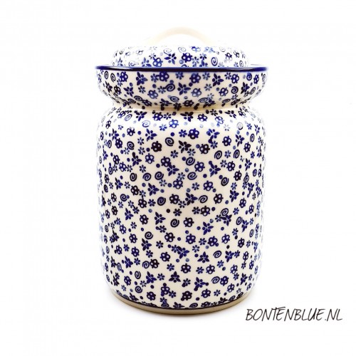 036 Bunzlau preserving jar XXL 3,5 Liter decor 16X