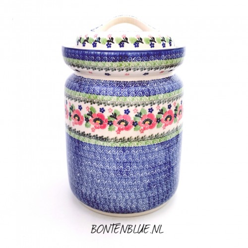 036 Bunzlau preserving jar XXL 3,5 Liter decor 3219X