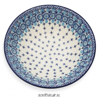 055 Bunzlau Nest schaal XXL Ø 27,5 cm decor 3359X 055 Bunzlau Nest schaal XXL Ø 27,5 cm decor 3359X