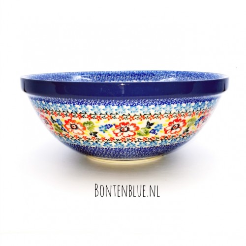 055 Bunzlau Original bowl XXL Ø 27,5 cm decor Unikat 3356X