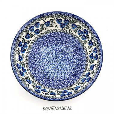056 Bunzlau Nest schaal XL Ø 23,5 cm decor 2273X Blue Violin 056 Bunzlau Nest schaal XL Ø 23,5 cm decor 2273X Blue Violin