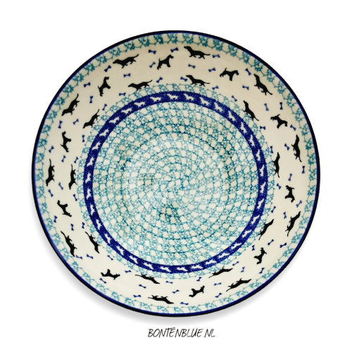 056 Bunzlau Original bowl XL Ø 23,5 cm decor 2680X dog 056 Bunzlau Original bowl XL Ø 23,5 cm decor 2680X dog