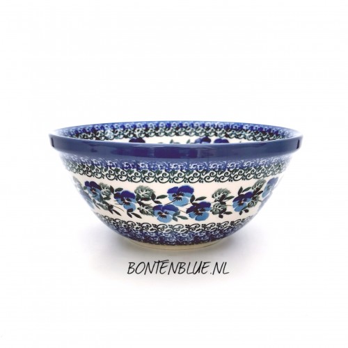 057 Bunzlau Original bowl L Ø 20,0 cm  decor 2273X Blue Violin