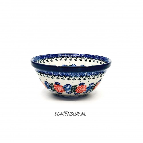 059 Bunzlau Nest schaaltje  S Ø 14,5 cm decor 1528X Double Delight