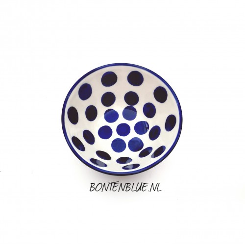 059 Bunzlau Nest schaaltje  S Ø 14,5 cm decor 36X Big Dots