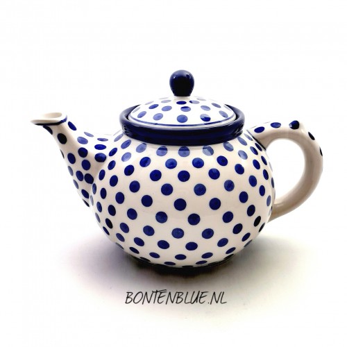 060 Bunzlau Teapot 1,2 Liter decor 61X Blue Dots
