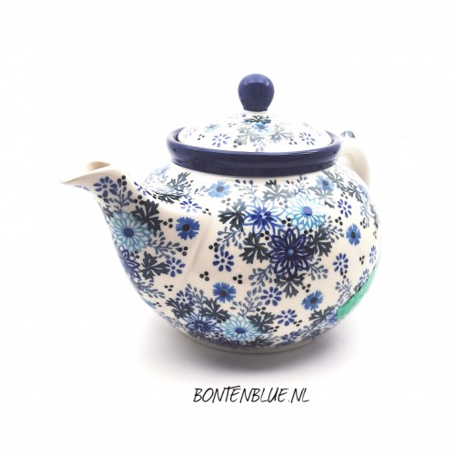 060 Bunzlau Teapot 1,2 Liter decor Unikat 1685X Kerst