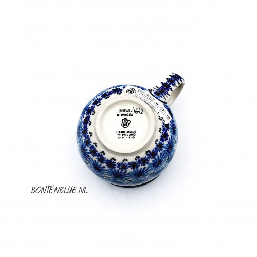 070 Bunzlau Farmers mug L 350 ml decor Unikat 4642X