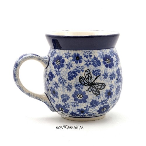 073 Bunzlau Farmers mug XL 500 ml decor 1443X Dragonfly