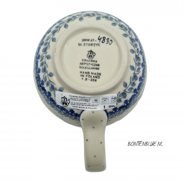073 Bunzlau Boeren mok XL 500 ml decor Unikat 4830X 073 Bunzlau Boeren mok XL 500 ml decor Unikat 4830X