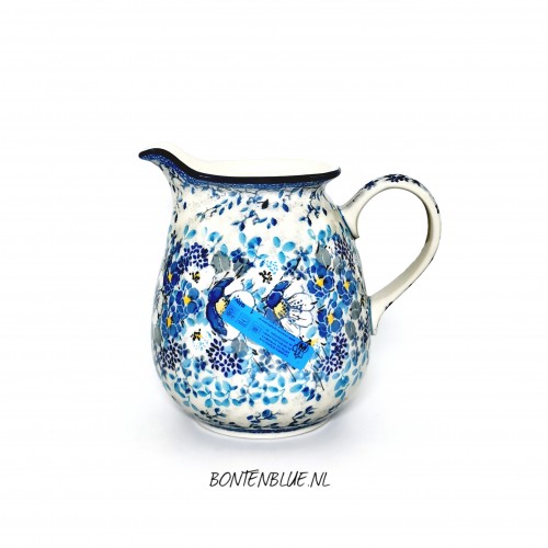 078 Bunzlau Jug 1 Liter  decor Unikat 4848X