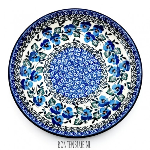 086 Bunzlau Ontbijtbord Ø 20 cm decor 2273X Blue Violin